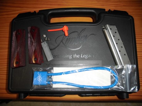 Hola compañeros,
  VENDIDA   Pongo en venta esta Kimber Gold Match II en acero inox y calibre 9mm, la 22