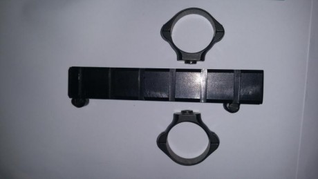 HOLA BUENOS DIAS
Vendo monturas y anillas mauser M03 originales con rail picatinny adaptado para ser montado 11