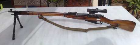 Vendol Mosin Nagant sniper fabricado en la fabrica de Tula en el año 1.943, impecable, perfecto estado 02