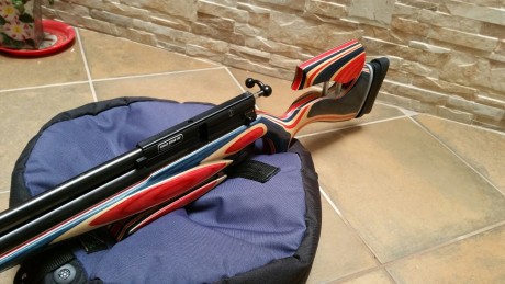 Buenas.
Vendo mi carabina BSA Gold Star SE en cal. 4.5.
Culata laminada Union Jack.
16 julios.
Version 01
