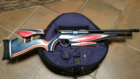 Buenas.
Vendo mi carabina BSA Gold Star SE en cal. 4.5.
Culata laminada Union Jack.
16 julios.
Version 00