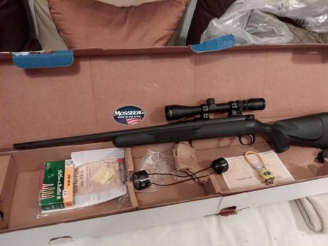 Hola a todos. 
Vendo mi Mossberg 100 ATR, en calibre 308 Win, con visor 3-9x40. En perfecto estado de 02