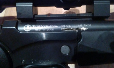 Se vende cañón para monotiro Thompson encore en calibre 308 win de 24 (61centimetros)Rosca homologada 01