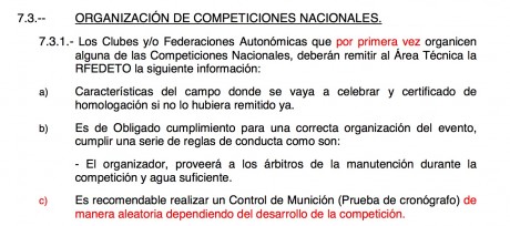 No se si ya se ha comentado, pero,  ¿ha dado la Federación algún motivo por el cual no se pueda grabar 100