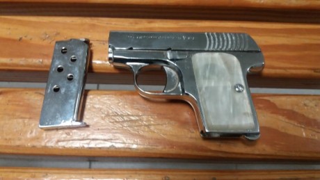 Se vende pistola Star, calibre 6.35, construida en el primer cuarto de siglo pasado, restaurada, muy buen 01