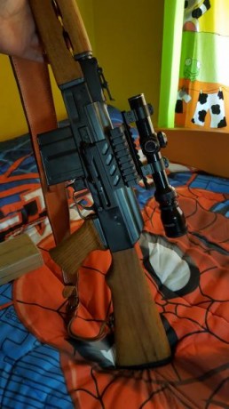 Bueno pongo a la venta este zastava m76 , está en muy buen estado... de todo...
Tiene un visor de batida 02