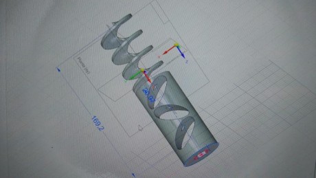 Moderador  3d  de 45 mm de diámetro ,200mm de alturay con interior de conos. Con la posibilidad de personalizar 50