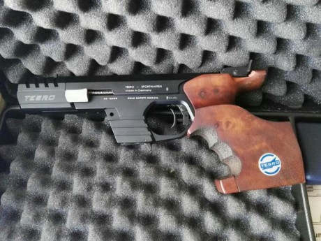 Vendo esta magnifica pistola Marca Tesro, con muy poco uso, es el ultimo modelo. Serie 3. Del calibre 01