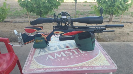 Buenas.
Vendo mi carabina BSA Gold Star SE en cal. 4.5.
Culata laminada Union Jack.
16 julios.
Version 150