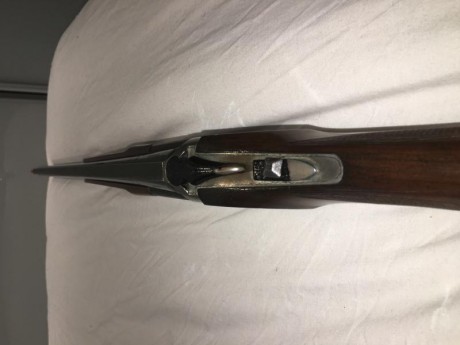 Vendo escopeta de la marca Lanber calibre 12 con cañones superpuestos de 75cm de largo, cañones ventilados 01