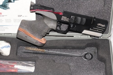 Walther SSP clb. 22 
Pongo a la venta una WALTHER SSP, en perfecto estado, con pocos tiros y uso, con 01