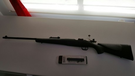 Vendo Mauser M24/47 del año 1943 el de la foto.
El rifle se encuentra en un estado fantástico, lleva una 02