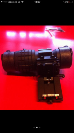 magnificador o visor de aumentos en buen estado valido para caza y airsoft lo dejo en 40e gracias de antemano. 01