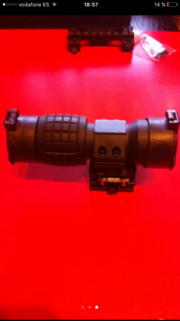 magnificador o visor de aumentos en buen estado valido para caza y airsoft lo dejo en 40e gracias de antemano. 00