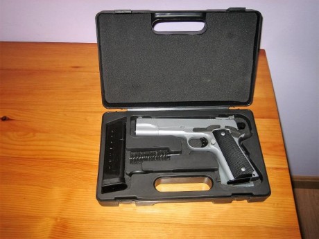 Hola. Vendo este arma con menos de 100 disparos, tiene un mes, estrenada por mi, muy buena precisión y 10