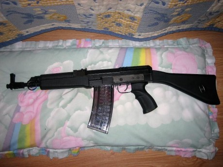 Hola. Vendo este rifle impecable, con muchos accesorios, cargadores de 10 y de 30, bípode original, dos 11
