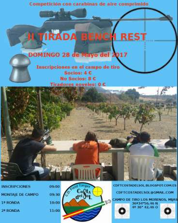 Hola a todos,

Desde el Club deportivo de Field Target Costa del Sol, ubicado en Mijas (Málaga) os invitamos 00