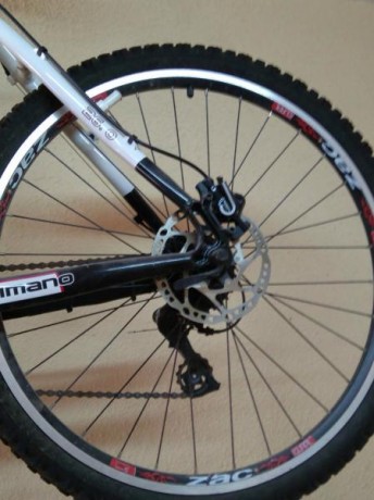 Cambio bicicleta de montaña como nueva, con las cubiertas primeras que tuvo casi sin desgaste. Freno hidráulico, 02