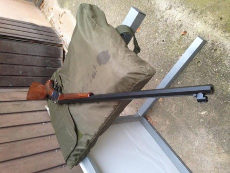 Vendo rifle High Wall de Pedersoli calibre 38-55 sin casi uso. Solo probado. Dejo la modalidad y lo vendo. 02