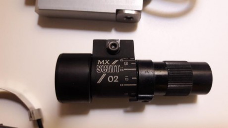 Vendo un simulador de tiro o entrenador electtonico scatt mx02 .funciona tanto con fuego real como con 02