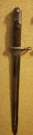 Se vende la bayoneta de la foto.
Es de un mauser oviedo, y es el modelo largo está en buen estado.
No 00