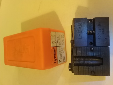 Se vende turquesa Lyman 45 Bala larga Ref. 457212BW 65€+porte.
Por un despiste mio, la caja y la referencia 00