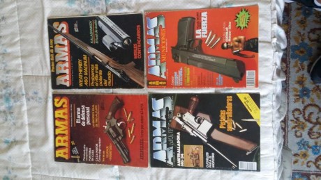 Vendo colección de revista ARMAS 300 números del 1 al 350  140 euros
colección de revista ARMAS Y MUNICIONES 02
