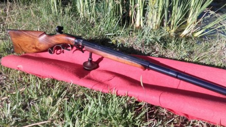 Vendo rifle underhammer cansado de tenerlo en el armero.Pesa demasiado para mi y no lo se parar.Es un 00