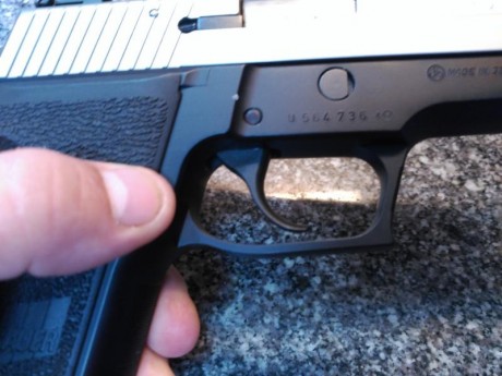 Por cambio de división IPSC vendo mi Sig Sauer P226 S SPORT STOCK.esta semana la vendo por 550€ con portes 11