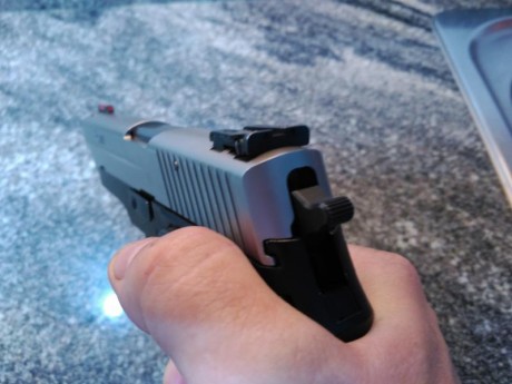 Por cambio de división IPSC vendo mi Sig Sauer P226 S SPORT STOCK.esta semana la vendo por 550€ con portes 21