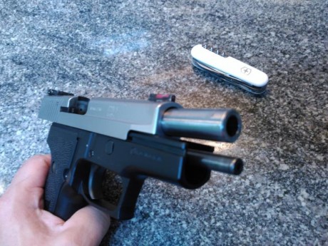 Por cambio de división IPSC vendo mi Sig Sauer P226 S SPORT STOCK.esta semana la vendo por 550€ con portes 20