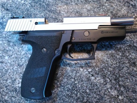 Por cambio de división IPSC vendo mi Sig Sauer P226 S SPORT STOCK.esta semana la vendo por 550€ con portes 31