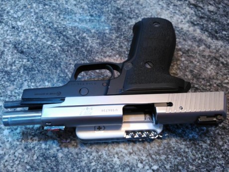 Por cambio de división IPSC vendo mi Sig Sauer P226 S SPORT STOCK.esta semana la vendo por 550€ con portes 30