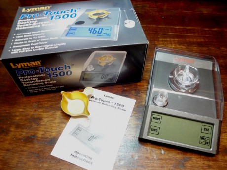 Vendo bascula digital Lyman Pro-Trouch 1500

Es nueva, solo probada. de Brownells ( 115€ )
La vendo por 10