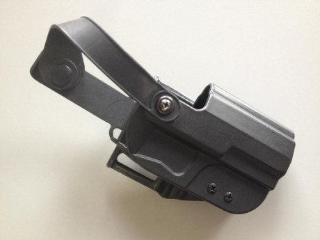 Funda para Walther P-99, marca Uncle Mike s Kydex nivel 2 para cinturón con trabilla. Fabricada con Kydex, 00