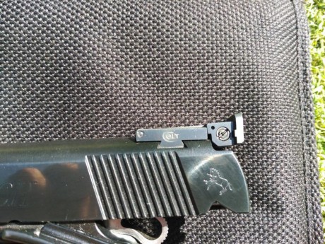 Vendo pistola Colt XSE Match calibre 45 ACP, con alza micrométrica tipo Bomar original Colt, kit de disparo 01