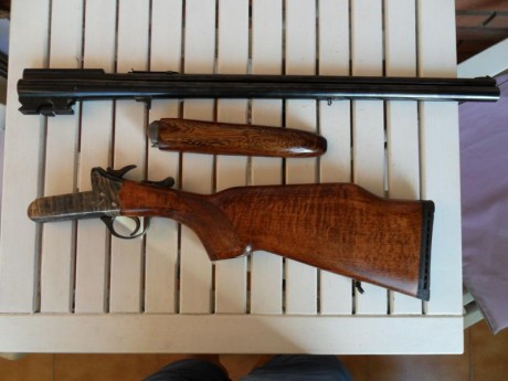 Buenas a todos.!!

No sé si es exactamente aquí donde debo poner el anuncio de este arma tan singular, 22