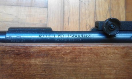 Vendo carabina Haenel, 150 Standard, calibre 22 lr, precio 600 euros mas portes.
El arma se puede ver 22