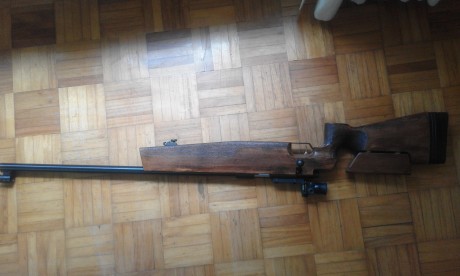 Vendo carabina Haenel, 150 Standard, calibre 22 lr, precio 600 euros mas portes.
El arma se puede ver 32