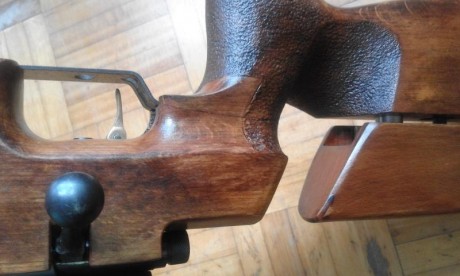 Vendo carabina Haenel, 150 Standard, calibre 22 lr, precio 600 euros mas portes.
El arma se puede ver 42