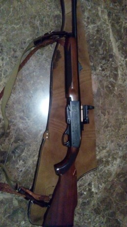 Pongo en venta este rifle Remington 7400 Carbine cal 30-06 sp, con monturas y bases Warne , visor Zenisson 02