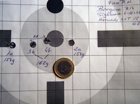 ¿Nos animamos a mostrar blancos de nuestros rifles de caza habituales? Con la munición que habitualmente 160