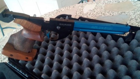 Vendo pistola ALFA PROJ SPORT CO2. Practicamente nueva con 21 meses de Garantia fábrica. 
Pistola para 10