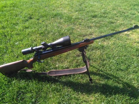 Se vende rifle cerrojo madera 7mm .
Muy bien cuidado como se aprecia en las fotos.

Se vende sin VISOR
Se 01