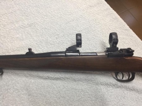 Un compañero me pide ayuda para poner este anuncio.
Vendo Fusil Mauser calibre 300 WM con monturas y anillas 12