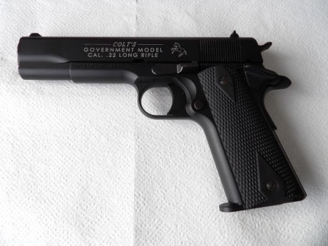 VENDIDA!!

Vendo Pistola 1911 en calibre 22 L.R. con muy pocos disparos.
Su estado es impecable 10/10!!!

Se 01