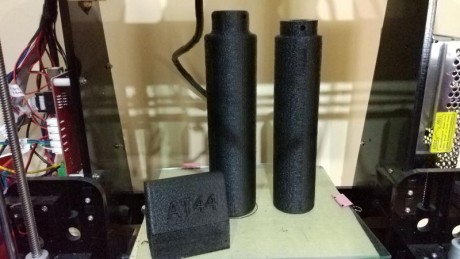 Moderador  3d  de 45 mm de diámetro ,200mm de alturay con interior de conos. Con la posibilidad de personalizar 170