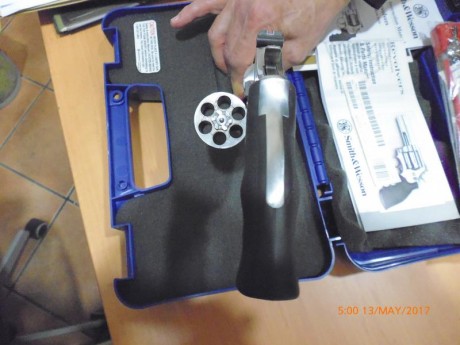  VENDIDO Vendo Revolver Smith & Wesson del 357 mágnum, también dispara el 38  y 38 WC, en acero inox, 10