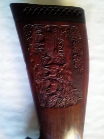 Vendo culata grabada para Máuser 66 calibres magnum. Estado impecable. Grabado muy finos difíciles de 00