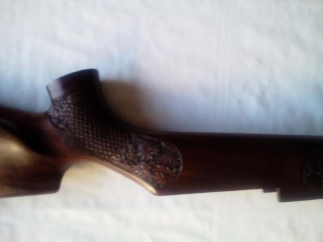 Vendo culata grabada para Máuser 66 calibres magnum. Estado impecable. Grabado muy finos difíciles de 10